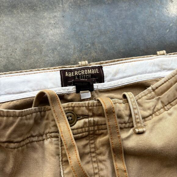 Rare Vintage Abercrombie Baggy Military Style Pants - Picture 6 of 7